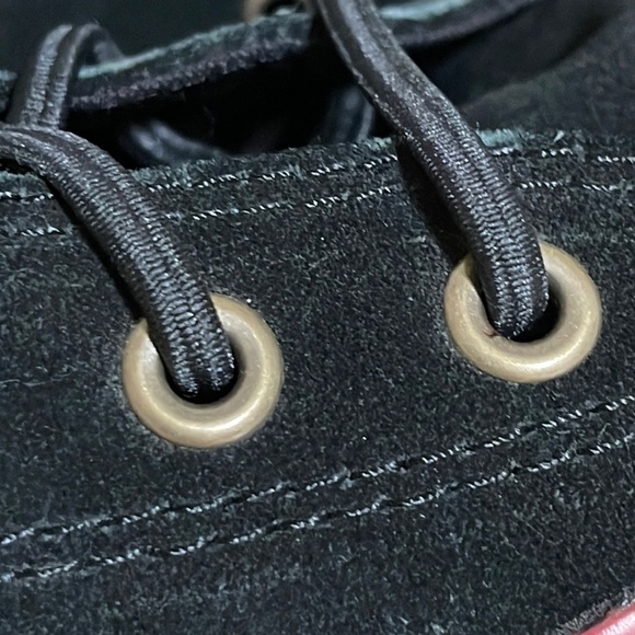 VINTAGE RARE Converse All Star 1Q101 Suede Leather Hi Sneakers sz 7 women - Picture 14 of 16